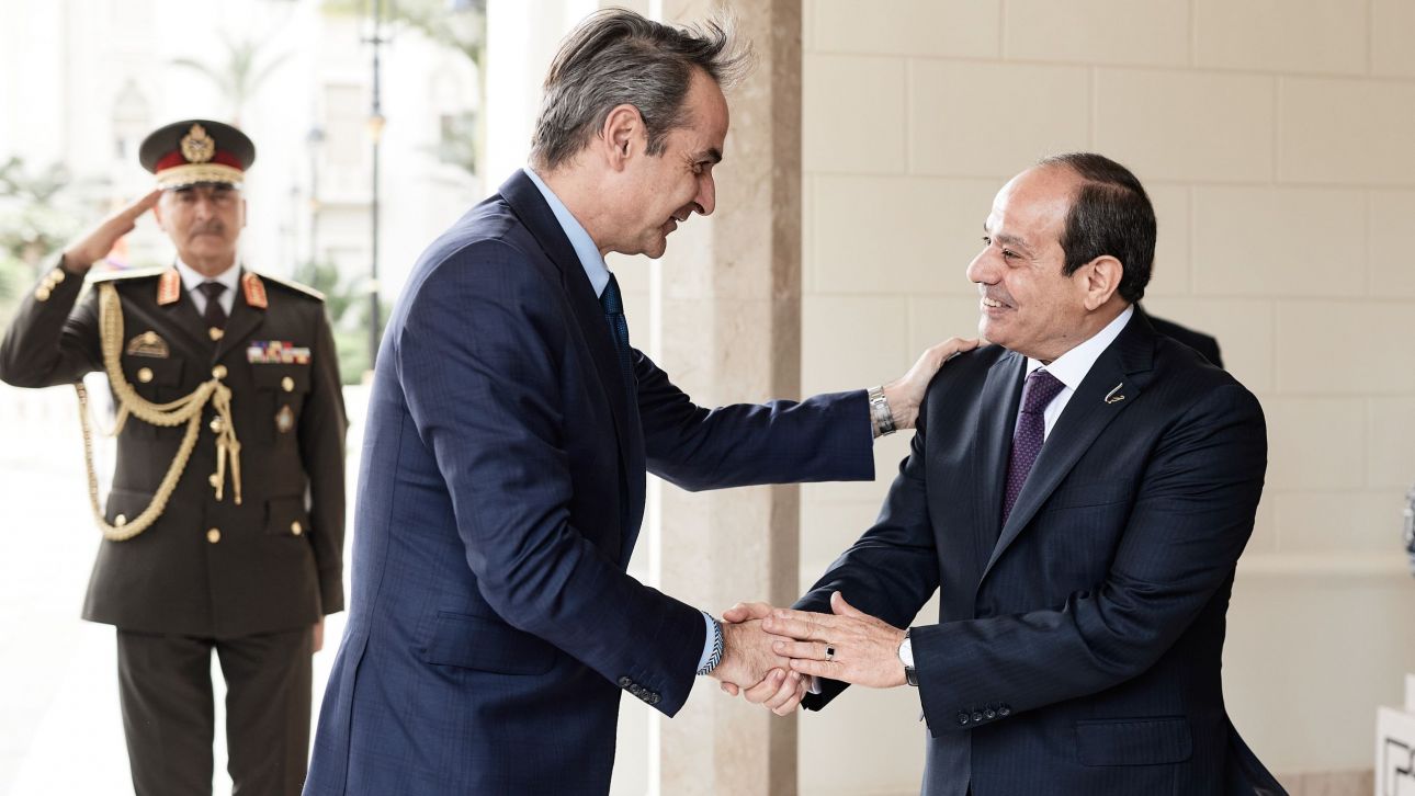 Τηλεφωνική επικοινωνία Μητσοτάκη με τον Αιγύπτιο πρόεδρο Αλ Σίσι για Γάζα και διμερή θέματα Τηλεφωνική επικοινωνία Μητσοτάκη με τον Αιγύπτιο πρόεδρο Αλ Σίσι για Γάζα και διμερή θέματα