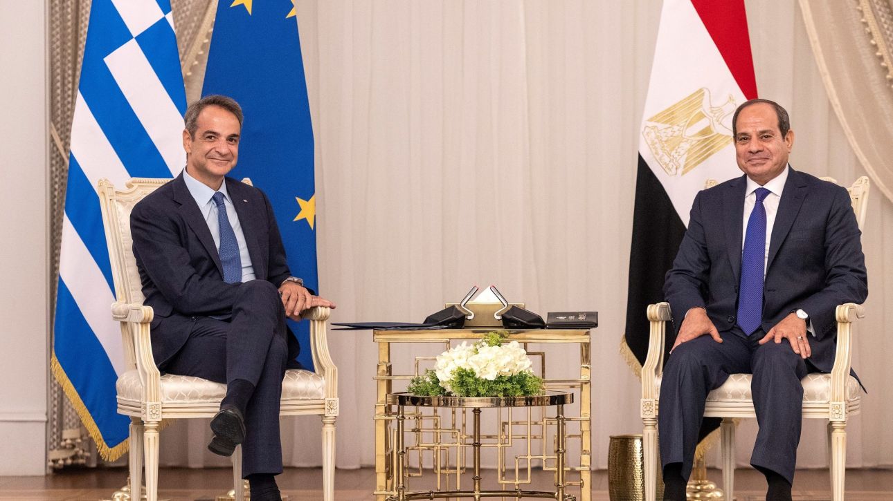 Τηλεφωνική επικοινωνία Μητσοτάκη με τον πρόεδρο της Αιγύπτου Σίσι Τηλεφωνική επικοινωνία Μητσοτάκη με τον πρόεδρο της Αιγύπτου Σίσι