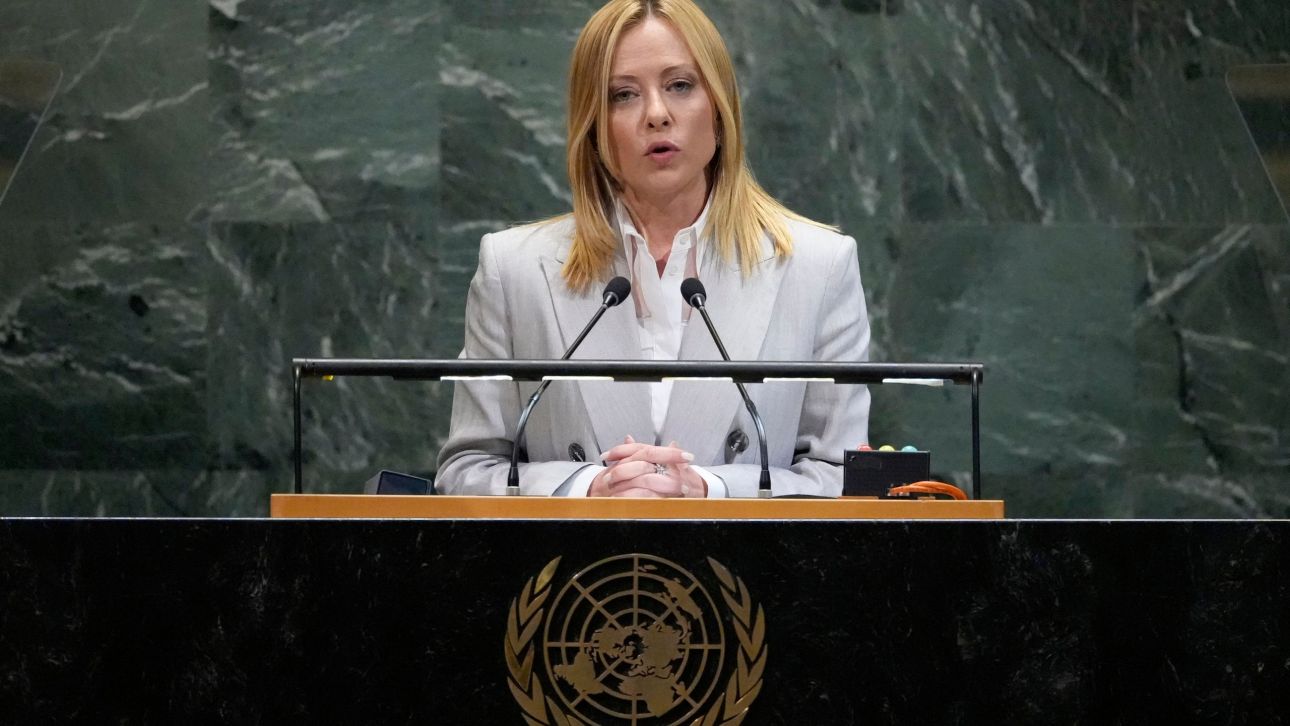 Μελόνι στην Γενική Συνέλευση του ΟΗΕ: «Το Ισραήλ ξεπέρασε τα όρια» – Άσκησε κριτική στη Ρωσία Μελόνι στην Γενική Συνέλευση του ΟΗΕ: «Το Ισραήλ ξεπέρασε τα όρια» – Άσκησε κριτική στη Ρωσία