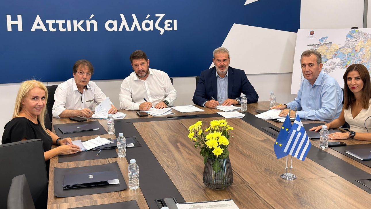 Αναβαθμίζονται τα πεζοδρόμια στον κεντρικό δρόμο του Κερατσινίου από την Περιφέρεια Αττικής