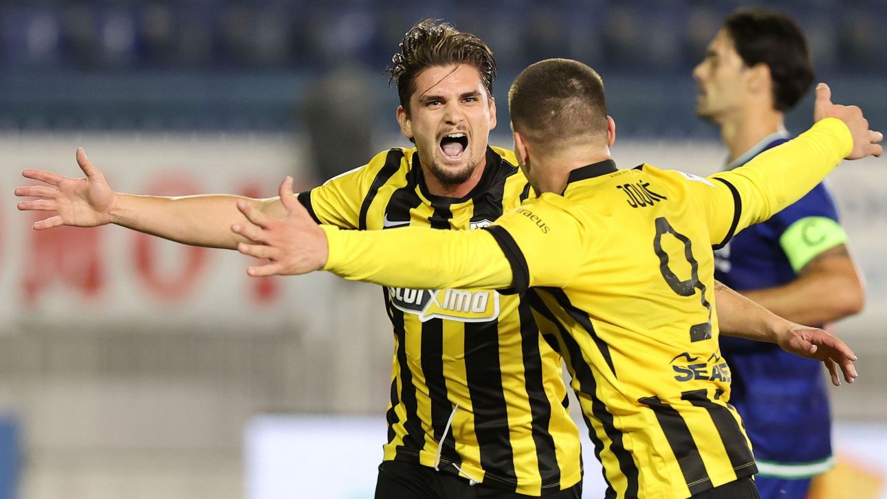 Κηφισιά – ΑΕΚ 2-3: Επική ανατροπή της Ένωσης ενώ έχανε 2-0 και με παίκτη λιγότερο