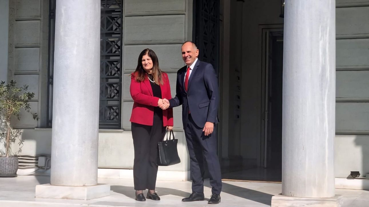 Συνάντηση Γεραπετρίτη με την Παλαιστίνια ομόλογό του – Τι συζητήθηκε Συνάντηση Γεραπετρίτη με την Παλαιστίνια ομόλογό του – Τι συζητήθηκε