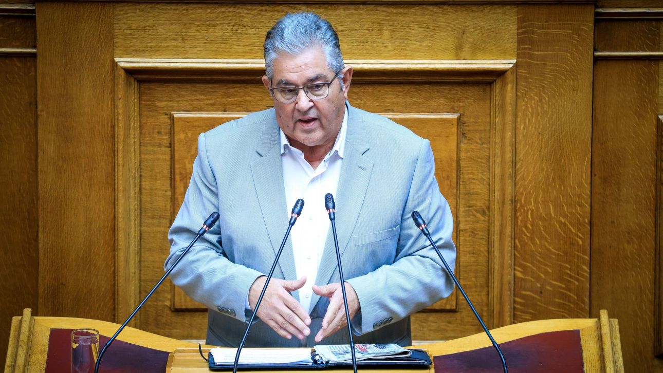 Κουτσούμπας στη Βουλή: «Η πολεμική προπαρασκευή και η ένταση της εκμετάλλευσης πάνε πακέτο»