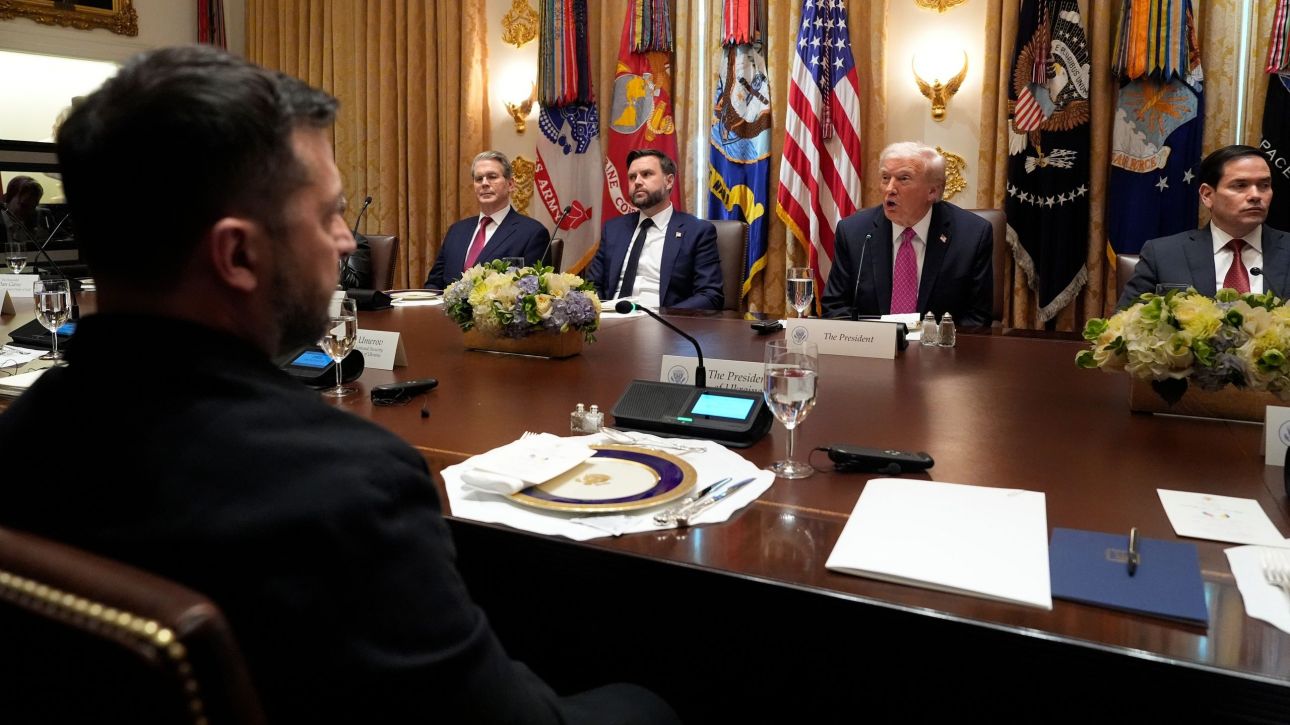 Ολοκληρώθηκε η συνάντηση Τραμπ - Ζελένσκι στον Λευκό Οίκο
