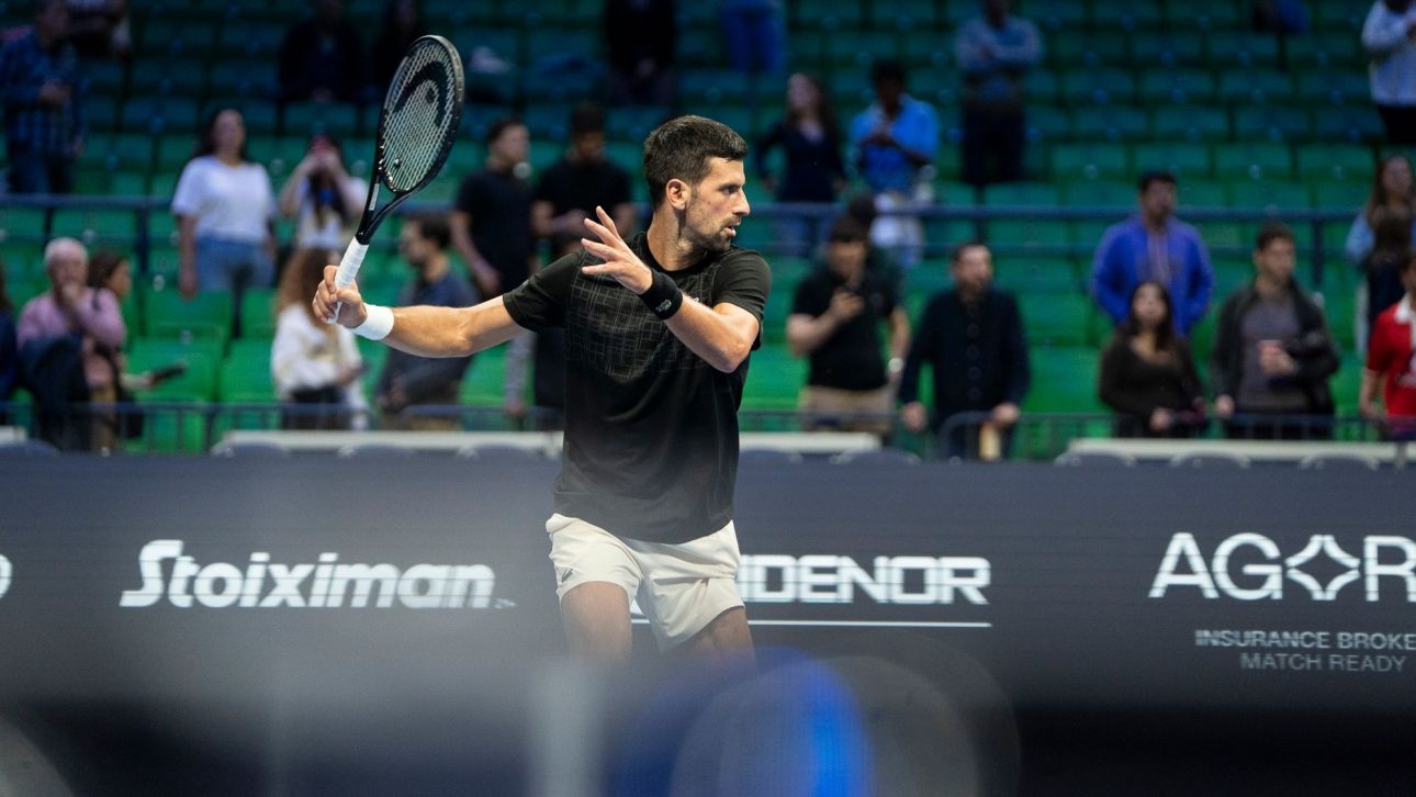 Ο Τζόκοβιτς αποθεώθηκε από τον κόσμο στο Telekom Center Athens Hellenic για το Championship ATP 250