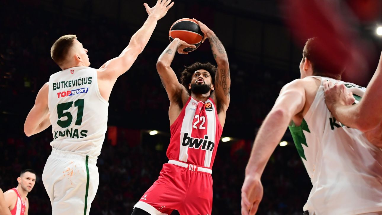 Ολυμπιακός – Ζαλγκίρις 95-78: Νίκησε… σβηστά, «πάγωσε» με τον Έβανς