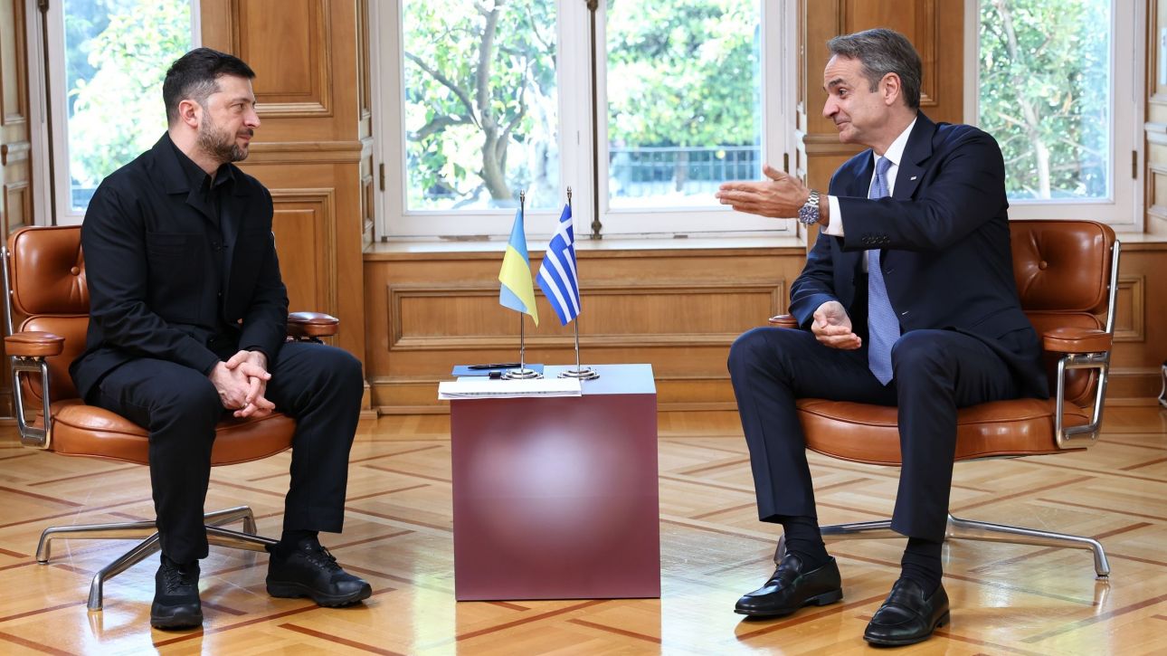 Μητσοτάκης σε Ζελένσκι: Η Ουκρανία μπορεί να βασίζεται στη σταθερή στήριξη της Ελλάδας