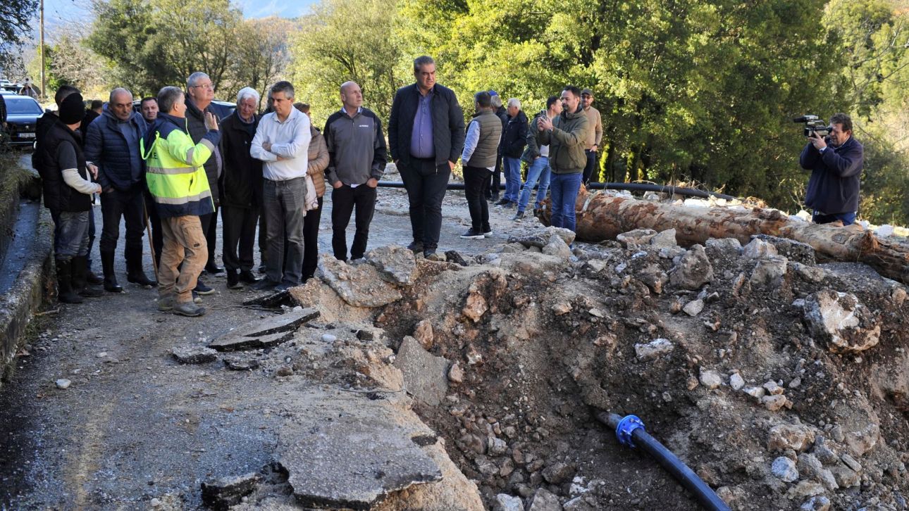 Κακοκαιρία: Αυτοψία Δήμα στα Τζουμέρκα – Στόχος η άμεση καταγραφή των ζημιών