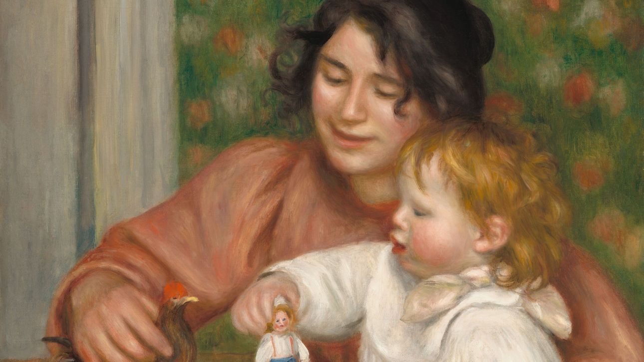 Ανεκτίμητο έργο του Ρενουάρ με τον γιο του πωλείται έναντι 1,8 εκατ. ευρώ σε δημοπρασία στο Παρίσι