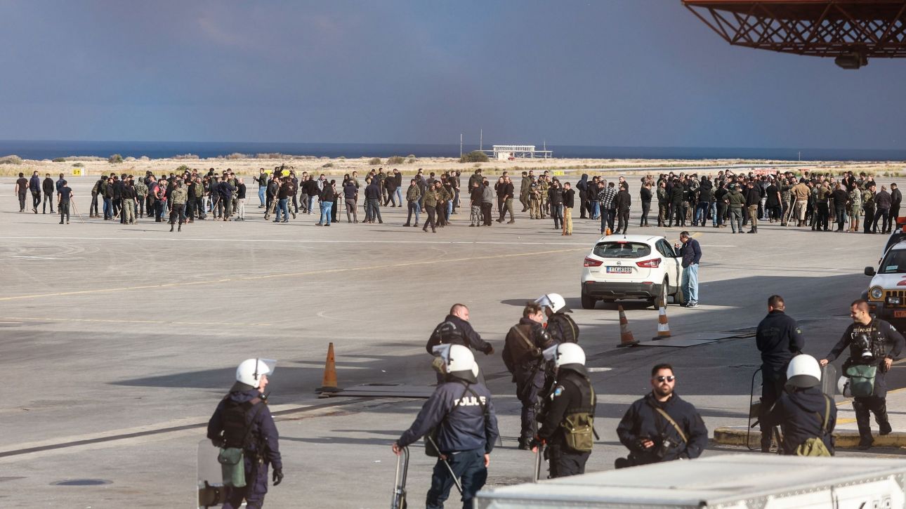 Αγρότες: Δύο συλλήψεις για τα επεισόδια στο Ηράκλειο