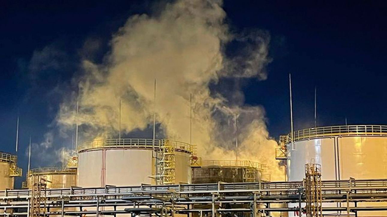 Ρωσία: Φωτιά σε διυλιστήριο στο Κρασνοντάρ από θραύσματα drone