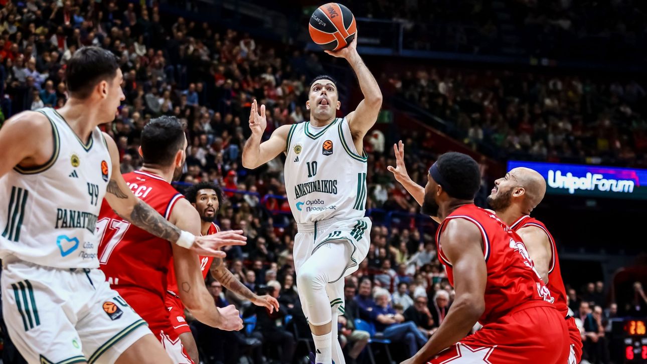 Αρμάνι Μιλάνο – Παναθηναϊκός 96-89: Οι «πράσινοι» άγγιξαν την επική ανατροπή στο τέλος