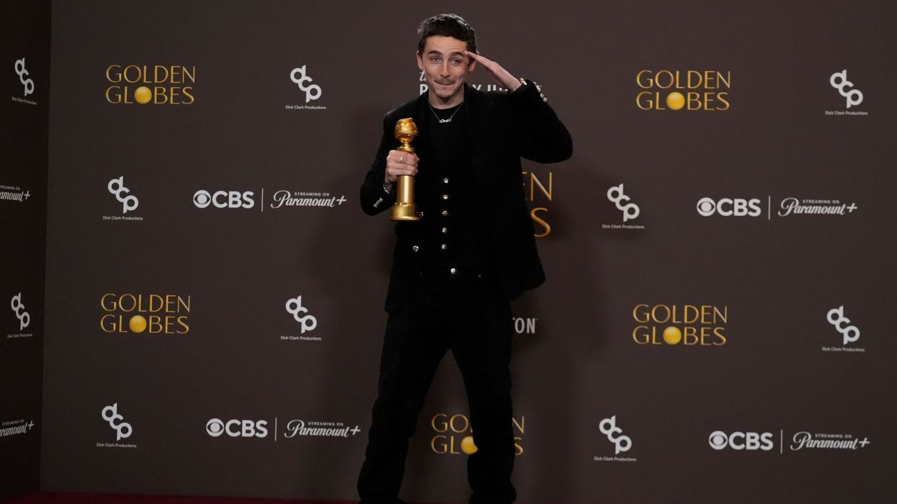 Χρυσές Σφαίρες 2026: Ο Τιμοτέ Σαλαμέ απόλυτος νικητής – Κέρδισε και τον Λεονάρντο Ντι Κάπριο