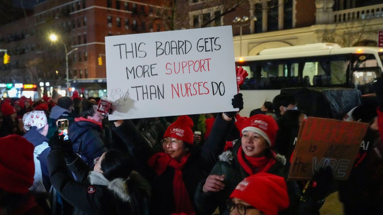 Απεργούν οι νοσηλευτές στα μεγάλα νοσοκομεία της Νέας Υόρκης – Πάνω από 15.000 στους δρόμους