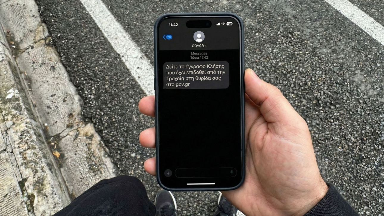 Στα κινητά τα πρώτα πρόστιμα κλήσεων της Τροχαίας για παραβάσεις που «είδαν» οι κάμερες