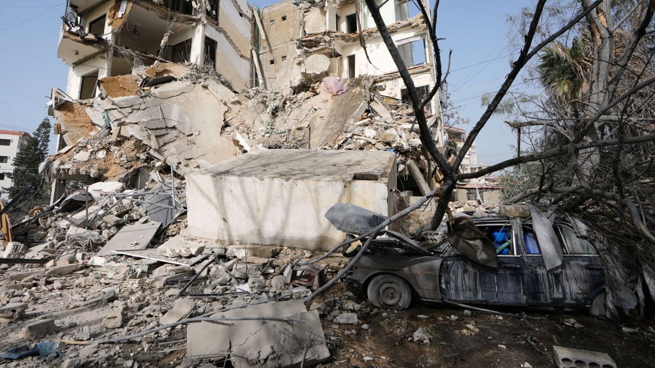 Bίντεο από την ισραηλινή αεροπορική επίθεση στην περιοχή της Τύρου στον Λίβανο