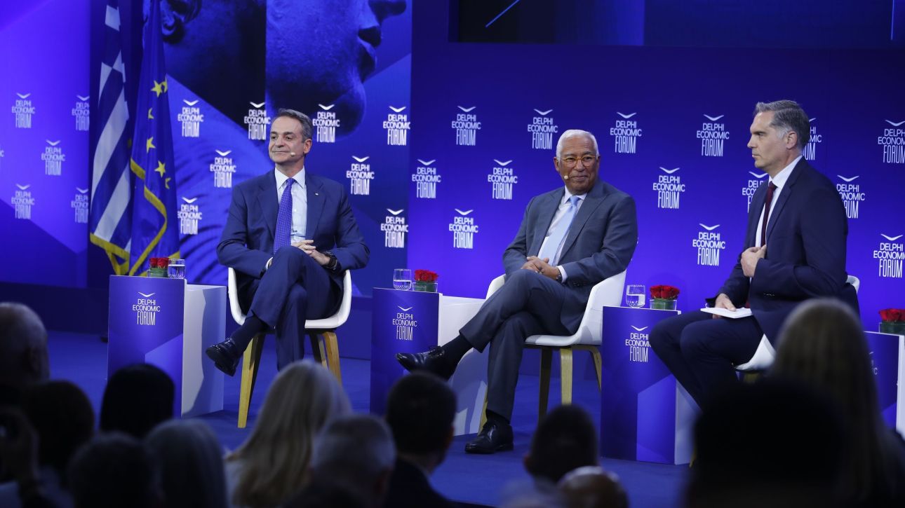 LIVE η συζήτηση Μητσοτάκη - Κόστα στο Οικονομικό Φόρουμ Δελφών