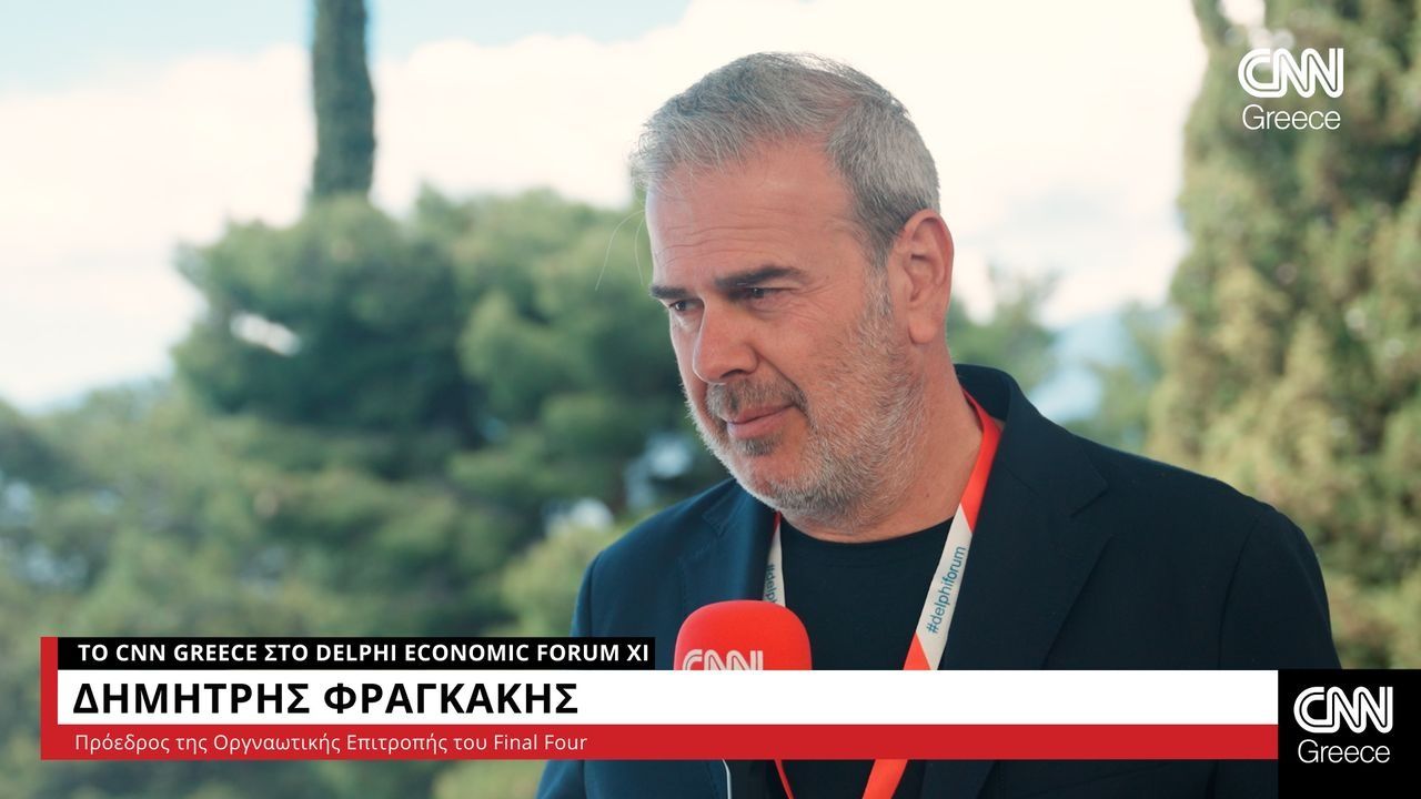 Φραγκάκης στο CNN Greece: Φιλοδοξία μας είναι να κάνουμε το καλύτερο Final Four που έχει γίνει ποτέ