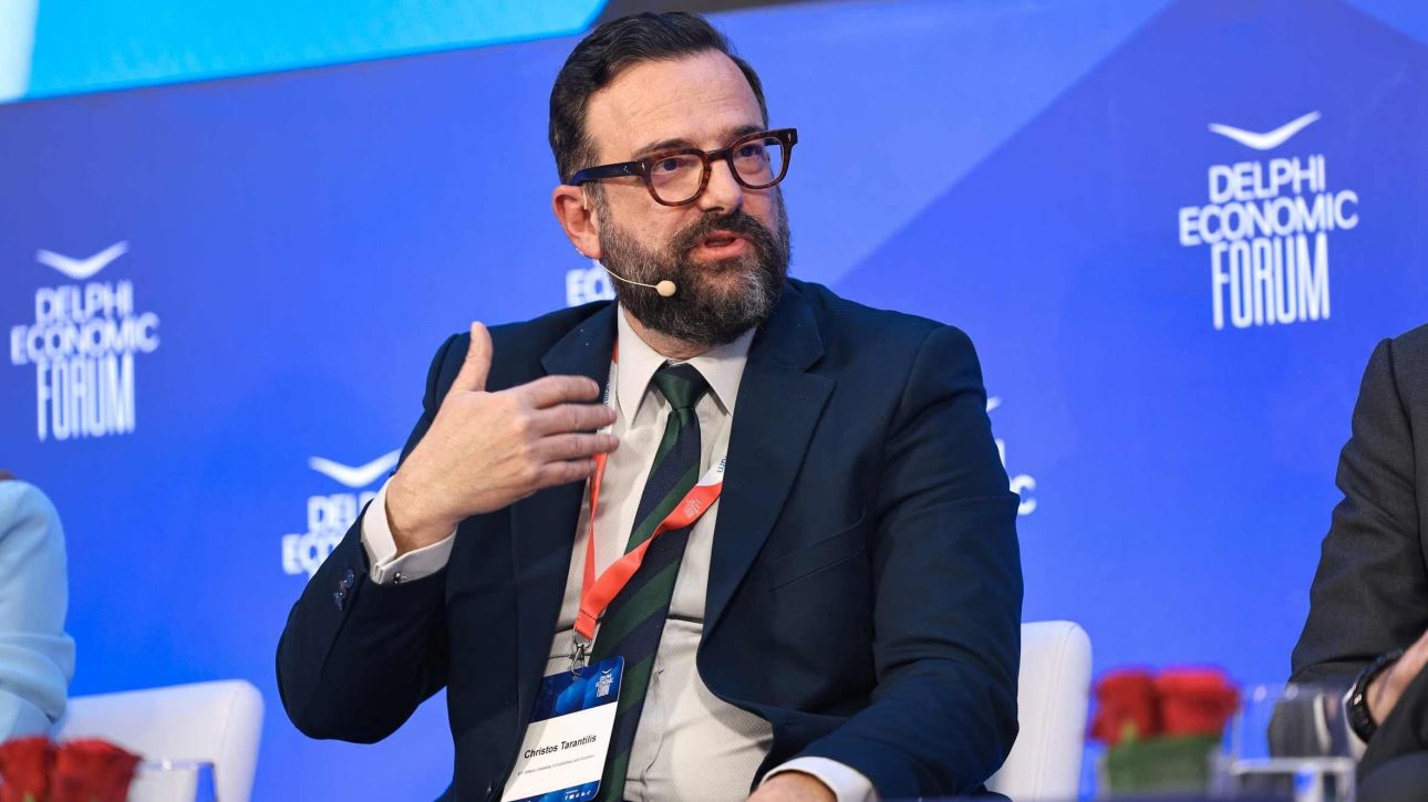 &Chi;&rho;. &Tau;&alpha;&rho;&alpha;&nu;&tau;ί&lambda;&eta;&sigmaf; (EY &Epsilon;&lambda;&lambda;ά&delta;&omicron;&sigmaf;) &sigma;&tau;&omicron; Delphi Economic Forum: &laquo;Ά&mu;&epsilon;&sigma;&alpha; &mu;έ&tau;&rho;&alpha; &kappa;&alpha;&iota; &epsilon;&kappa;&pi;&alpha;ί&delta;&epsilon;&upsilon;&sigma;&eta;