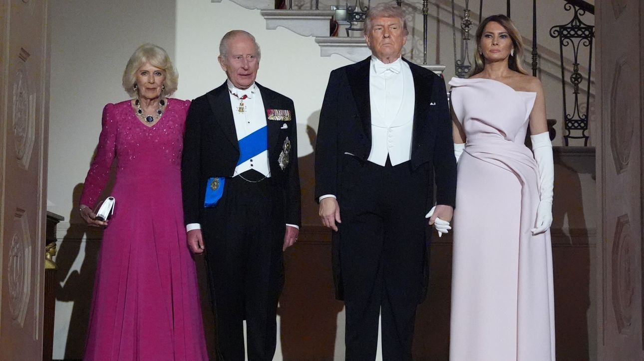 Μελάνια Τραμπ και βασίλισσα Καμίλα σε μια βραδιά υψηλής αισθητικής στον Λευκό Οίκο