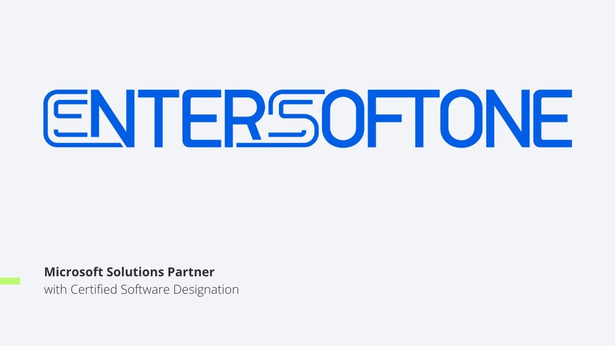 &Eta; ENTERSOFTONE &alpha;&pi;&omicron;&kappa;&tau;ά &tau;&eta;&nu; &pi;&iota;&sigma;&tau;&omicron;&pi;&omicron;ί&eta;&sigma;&eta; Solutions Partner with certified software