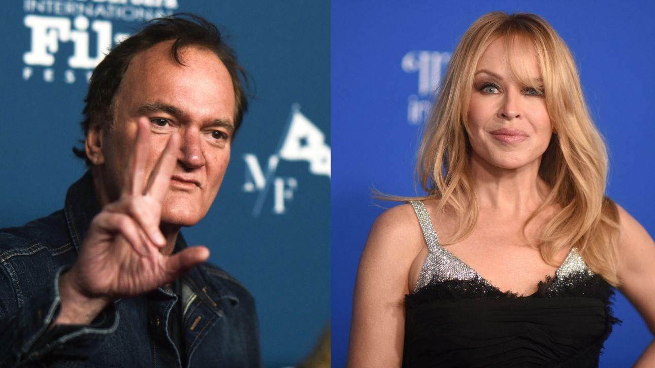 Ο Ταραντίνο και η Κάιλι Μινόγκ σε γυρίσματα νέας ταινίας σε παραθαλάσσια πόλη της Ουαλίας