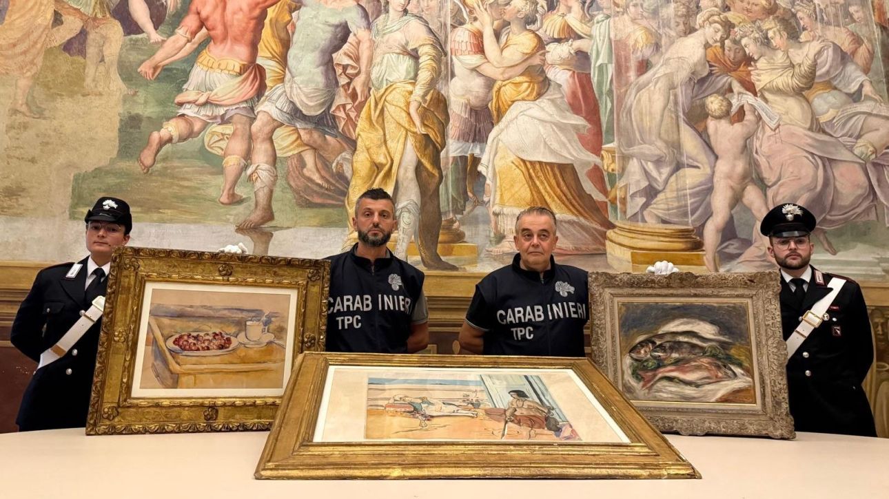 Οι ιταλικές Αρχές ανέκτησαν έργα των Ρενουάρ, Σεζάν και Ματίς, που είχαν κλαπεί από μουσείο