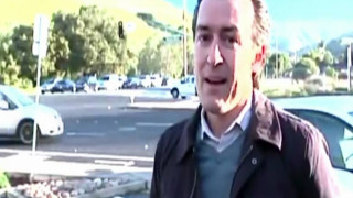 Ατύχημα on camera – Παρά τρίχα γλίτωσε ο ρεπόρτερ