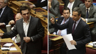 Πρωτοφανής σύγκρουση Τσίπρα - Μητσοτάκη στη Βουλή για τροπολογία για το λαθρεμπόριο