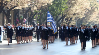 28η Οκτωβρίου: Η μαθητική παρέλαση στη Θεσσαλονίκη σε εικόνες