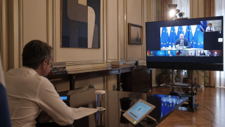 Τηλεδιάσκεψη Μητσοτάκη - Μισέλ ενόψει του Συμβουλίου Κορυφής 