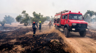Ρέθυμνο: Οριοθετήθηκε πυρκαγιά στην περιοχή Μαρουλάς - Απειλήθηκαν σπίτια