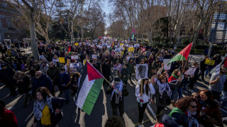 Ισπανία: Χιλιάδες διαδηλωτές στους δρόμους με αίτημα το τέλος της γενοκτονίας στην Παλαιστίνη