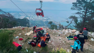 Τουρκία: Τραγικό δυστύχημα με έναν νεκρό και 10 τραυματίες σε τουριστικό τελεφερίκ στην Αττάλεια