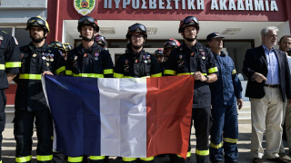 Στο λιμάνι της Πάτρας η γαλλική βοήθεια για τις φωτιές με 35 πυροσβεστικά οχήματα