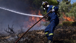 Προσήχθη 50χρονος για τη φωτιά στο Λιτόχωρο - Έκανε εργασίες σε χωράφι