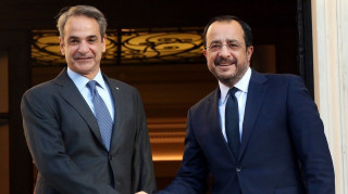 Συνάντηση Μητσοτάκη - Χριστοδουλίδη στο πλαίσιο της 3ης Διακυβερνητικής Συνόδου Κύπρου - Ελλάδας