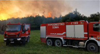 Ζάκυνθος: Πυρκαγιά σε δασική έκταση στο Κοιλιωμένο