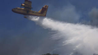 Φωτιά στο Κάτω Σχολάρι στη Θεσσαλονίκη - Μήνυμα από το 112 πήραν οι κάτοικοι