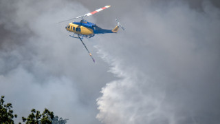 Φωτιά στην Αγορά Θεσπρωτίας - Επιχειρούν εναέρια μέσα