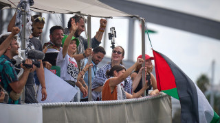 Αναβλήθηκε το ταξίδι του στόλου των ακτιβιστών για τη Γάζα λόγω σφοδρών ανέμων