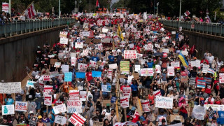 ΗΠΑ: Διαδήλωση στην Ουάσινγκτον - Ζητούν απόσυρση της Εθνοφρουράς από τους δρόμους