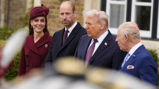 Η καρφίτσα της Νταϊάνας στο πέτο της Κέιτ έκλεψε την παράσταση στην υποδοχή του ζεύγους Τραμπ