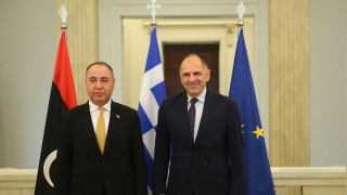 Συνάντηση Γεραπετρίτη με τον ασκούντα χρέη ΥΠΕΞ της Λιβύης