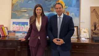 Συνάντηση του Βουλευτή Αιτωλοακαρνανίας Θανάση Παπαθανάση με την Σοφία Ζαχαράκη