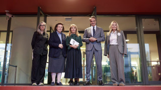 Επίσκεψη Κυριάκου Μητσοτσάκη και Μαρέβας Γκραμπόφσκι-Μητσοτάκη στο Εθνικό Μουσείο Σύγχρονης Τέχνης