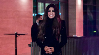 Λαμπερή η πρώτη εμφάνιση της Κίμπερλι Γκίλφοϊλ στη δεξίωση για το Σώμα Αμερικανών Πεζοναυτών