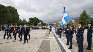 Στη Σχολή Ικάρων για την γιορτή της Πολεμικής Αεροπορίας ο Κωνσταντίνος Τασούλας