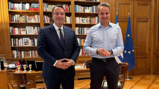 Συνάντηση Μητσοτάκη με τον Θανάση Παπαθανάση για την Αιτωλοακαρνανία και τη νέα στρατηγική εποχή