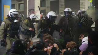 Επεισόδια στο κέντρο της Αθήνας - Χημικά και κρότου λάμψης από την ΕΛΑΣ